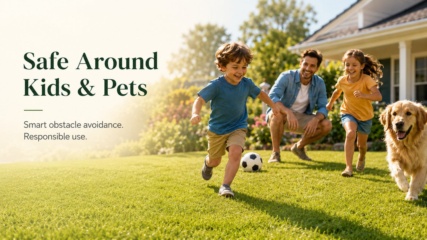 Are Robotic Lawn Mowers Safe Around Kids and Pets?
